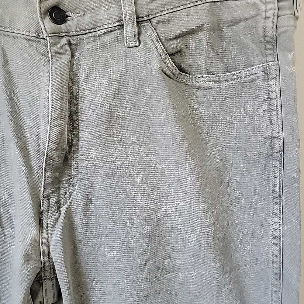 Levis 541 Athletic Taper Jeans Straight Mens 38x30 Gray Mid Rise Stretch EUC - Picture 2 of 10